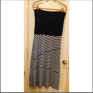 INC stripe maxi skirt